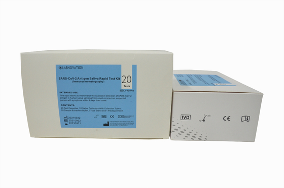 ODM Covid-19 KKM a approuvé la spécificité du kit 99,00% d'essai de salive