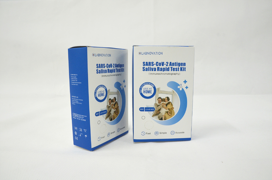 Emballage d'autotest de Kit Antigen Self Test Single de salive de CoV 2 de SRAS de Labnovation