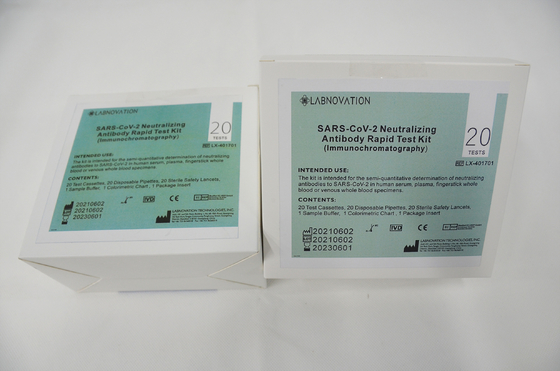 Exactitude neutralisante rapide du kit 95,00% d'essai de l'anticorps ISO13485