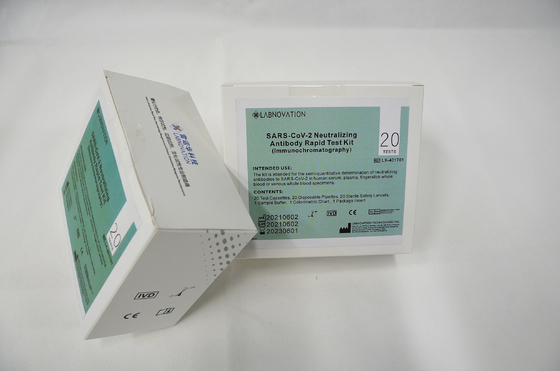 L'exactitude de 95% attrape l'essai neutralisant Kit Immunochromatography d'anticorps