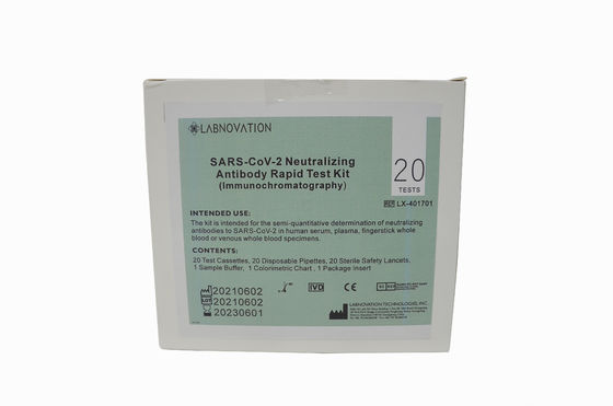 Kit neutralisant ISO9001 d'essai d'anticorps de l'étape CoV-19 un