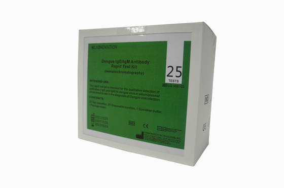 petite OIN 13485 de kit d'essai d'Igm Igg d'anticorps de dengue des spécimens 30ul