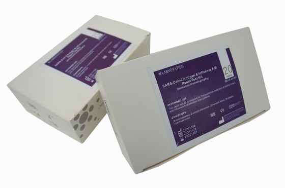 Grippe élevée A de spécificité du kit 90% d'essai de la grippe A&amp;B de l'antigène CoV-19 et kit d'essai de B