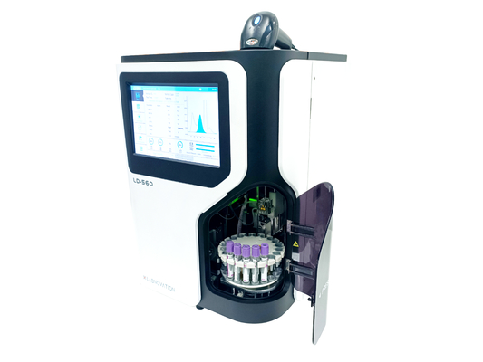 Méthode automatisée IFCC&amp;NGSP de CLHP d'analyseur de l'analyseur LD-560 Labnovation de HbA1c la plus défunte pleine a délivré un certificat l'analyseur de HbA1c