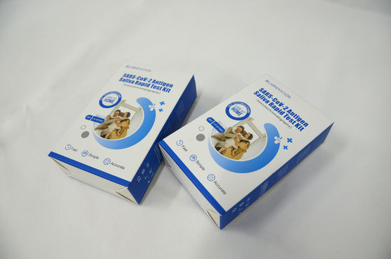 qualité  SARS-CoV-2 Saliva Self Test Kit Single Pack Portable RTK Ag Saliva Test Kit usine