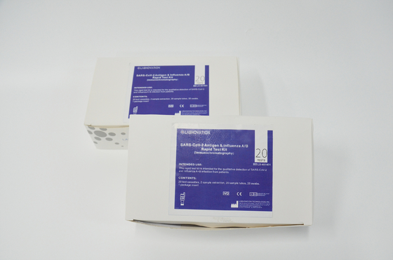 Kit rapide ISO9001 d'essai d'antigène de grippe latérale de l'écoulement SARS-CoV-2