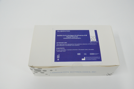 Kit rapide ISO9001 d'essai d'antigène de grippe latérale de l'écoulement SARS-CoV-2