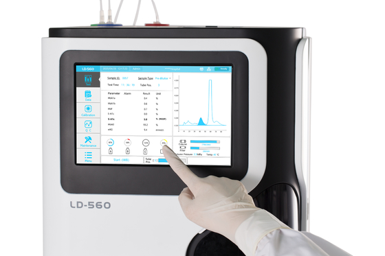 Analyseur complètement automatique d'essai de LD-560 HbA1c capacité rapide HbA1c d'analyseur de la grande