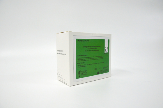 Kit rapide professionnel de détection d'anticorps de dengue de kits d'essai de 25PCS IgG IgM