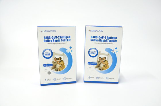 Exactitude rapide de Kit Self Testing Plastic Material 99,21% d'essai de salive d'antigène de CoV 2 de SRAS