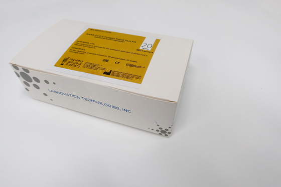 20PCS dispositif rapide 15 Min Nasal Swab Test Kit d'essai de SARS-CoV-2 AG