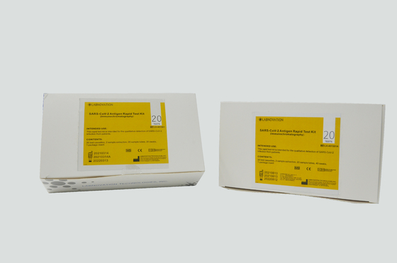 20PCS dispositif rapide 15 Min Nasal Swab Test Kit d'essai de SARS-CoV-2 AG