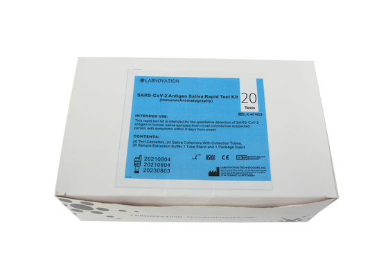 Dispositif Immunochromatography d'essai de salive de Labnovation d'exactitude de 98,02 pour cent