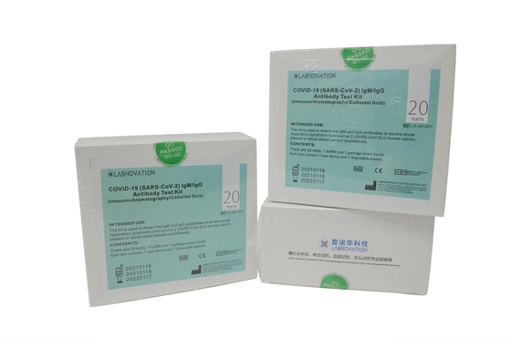 Kit rapide d'essai d'anticorps jetable fait sur commande 24 mois de durée de conservation