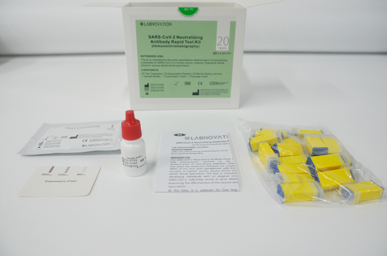 Le kit rapide neutralisant d'essai de l'anticorps Covid-19 attrape rassemblent les kits latéraux d'essai d'écoulement