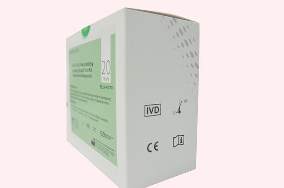 Essai neutralisant du kit 20 d'essai d'anticorps d'ODM COVID-19 d'OEM par boîte
