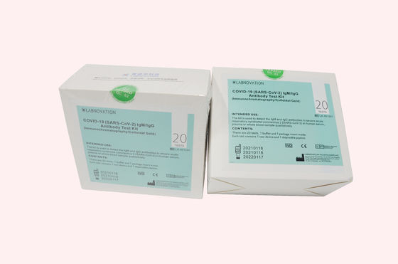 Kit 2C d'essai d'anticorps de la cassette CoV-19 IgG IgM d'IVD au Temp du stockage 30C
