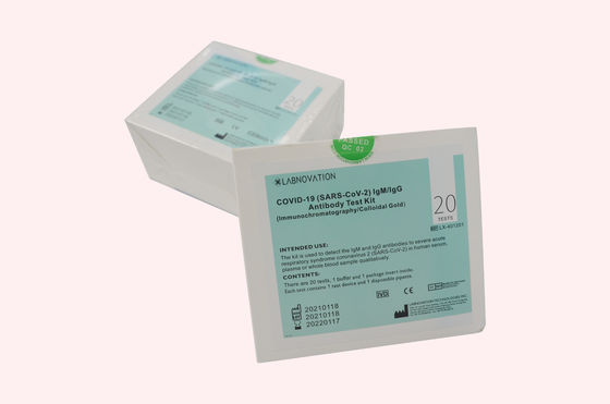 Kit 2C d'essai d'anticorps de la cassette CoV-19 IgG IgM d'IVD au Temp du stockage 30C