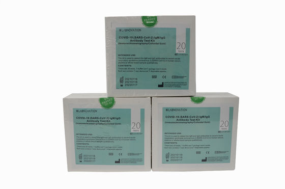 Kit rapide professionnel jetable IgG/IgM d'essai d'anticorps de Rtk de 20 essais