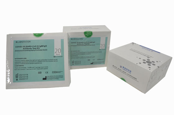 Kit rapide professionnel jetable IgG/IgM d'essai d'anticorps de Rtk de 20 essais