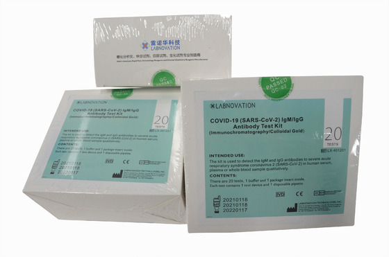 Kit rapide de grande précision d'essai de Kit Serum Plasma Whole Blood IgG/IgM Raoid d'essai d'anticorps