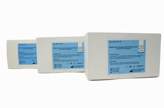 Exactitude rapide du kit 98,02% d'essai d'antigène de salive de cassette de Labnovation