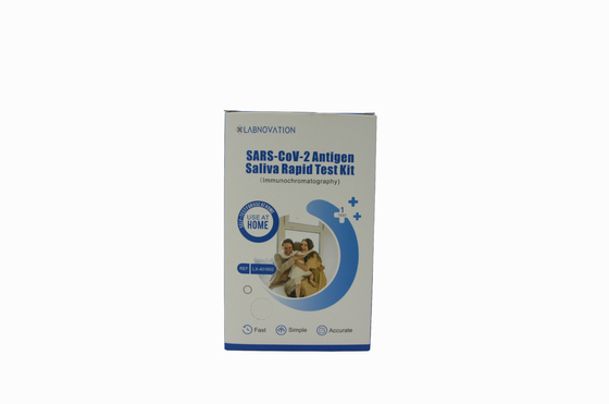 Essai rapide Kit Self Test Single Package de salive d'antigène de CoV 2 de SRAS de Labnovation