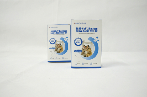Emballage d'autotest de Kit Antigen Self Test Single de salive de CoV 2 de SRAS de Labnovation