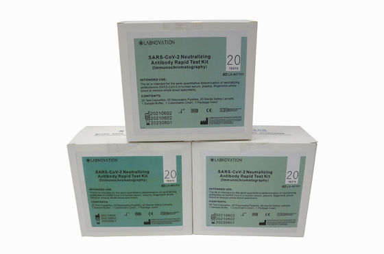 20 kit rapide neutralisant d'essai d'anticorps des essais CoV-19 95 pour cent d'exactitude