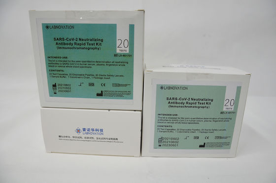 20 kit rapide neutralisant d'essai d'anticorps des essais CoV-19 95 pour cent d'exactitude