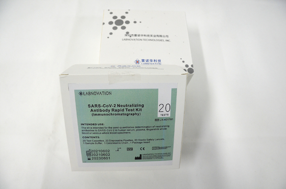 L'exactitude de 95% attrape l'essai neutralisant Kit Immunochromatography d'anticorps