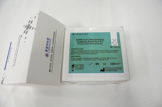 Exactitude neutralisante rapide du kit 95,00% d'essai de l'anticorps ISO13485