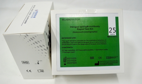Kits rapides d'essai d'IgG IgM de dengue d'essais d'ODM IVD 25 d'OEM