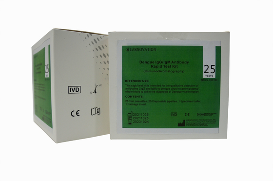 Kit rapide ISO9001 d'essai d'IgG IgM de dengue d'anticorps rapide d'intimité