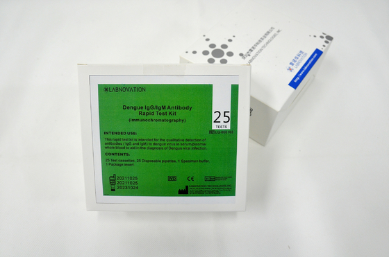 Visuellement spécificité élevée de sensibilité de kits rapides d'essai d'IgG IgM de dengue d'Interprete