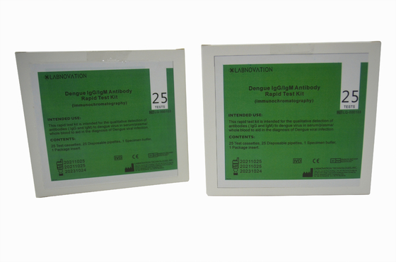 Essai Kit For Dengue Viral Infection d'IgG IgM d'anticorps de l'exactitude 30ul de 95%