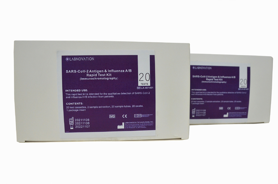 Essais professionnels du kit 20 d'essai de la grippe ab de l'antigène CoV-19