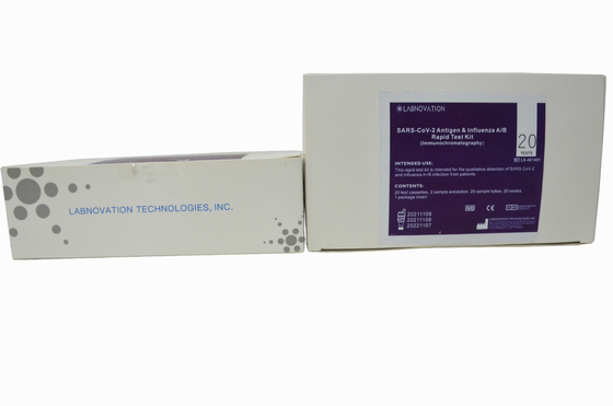 Essai rapide Kit Combo Antigen Influenza A de grippe d'écouvillon oro-pharyngé et kit d'essai de B