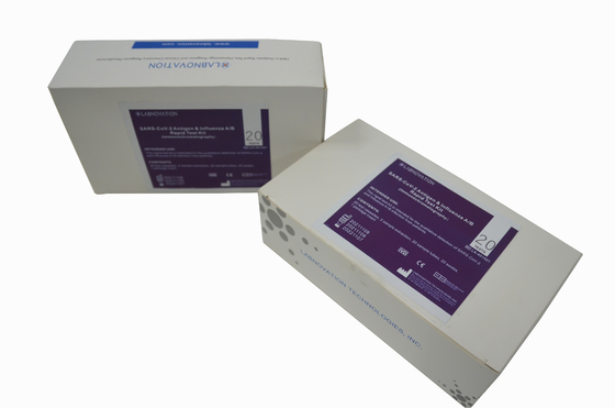 Grippe élevée A de spécificité du kit 90% d'essai de la grippe A&amp;B de l'antigène CoV-19 et kit d'essai de B