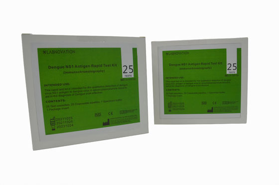 ISO13485 kit d'antigène de la dengue NS1 d'étape du plastique un