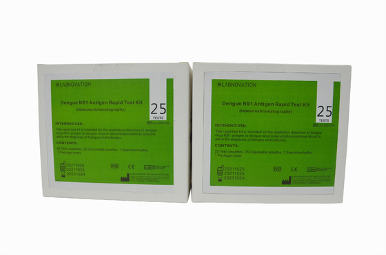 Kit diagnostique d'essai de la dengue NS1 de cassette d'antigène rapide de Kit Whole Blood Serum Plasma