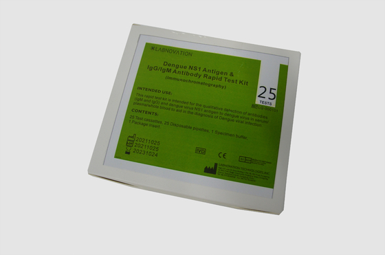 Kit rapide combiné d'essai d'antigène de Kit Cassette NS1 d'essai de dengue d'anticorps d'IgG IgM