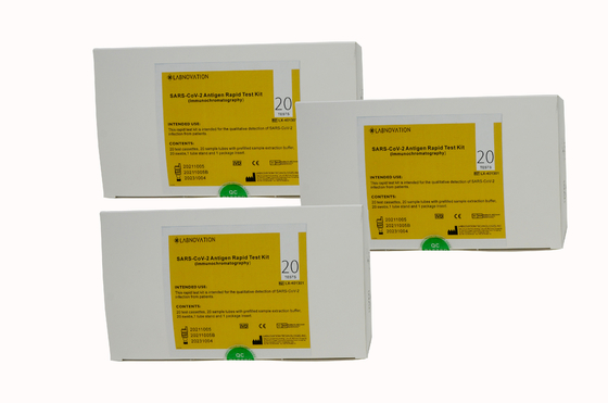 Essai rapide d'antigène diplômée par CE Kit Oropharyngeal/écouvillon nasopharyngal pour SAR-CoV-2